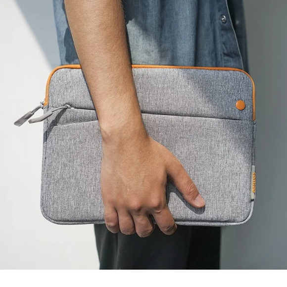 Tomtoc grey tablet sleeve case - Picture 7 of 13